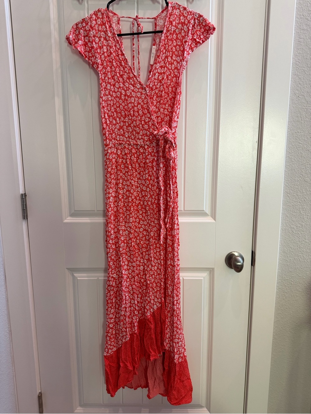 Le Lis floral pink high low
